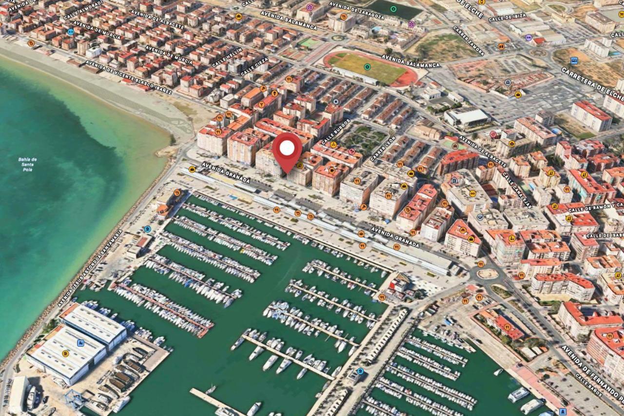 NUEVO a estrenar. Vistas al mar, terraza, ascensor Santa Pola Exterior foto